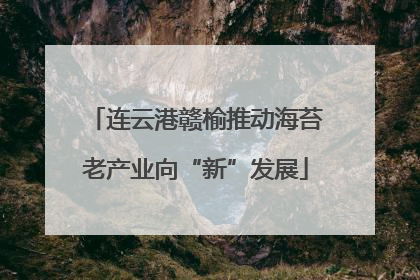 连云港赣榆推动海苔老产业向“新”发展